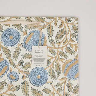 Large Block Printed Gift Bags - Blue Stone Refresh