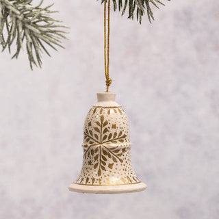 Snowflake Bell Christmas Ornament