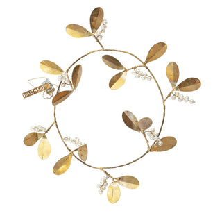 Snowberry wreath, brass 20 cm