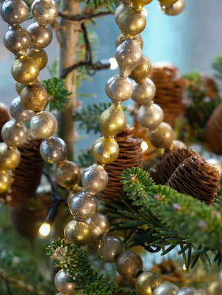 Vintage 3-Meter Glass Bauble Garland
