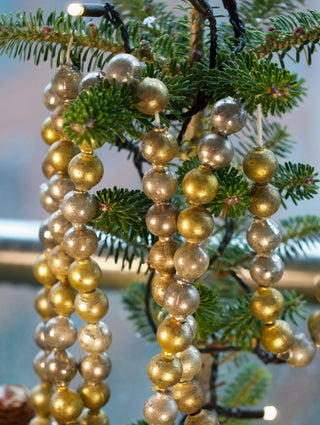Vintage 3-Meter Glass Bauble Garland