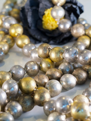 Vintage 3-Meter Glass Bauble Garland