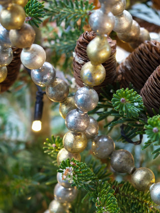 Vintage 3-Meter Glass Bauble Garland