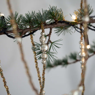 Vintage glass bead Christmas garland