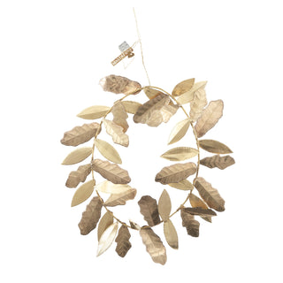 Gold leaf wreath - 30 cm