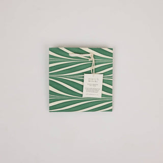 Small Christmas Festive Medley - Hand Marbled Gift Bags - Set of 3