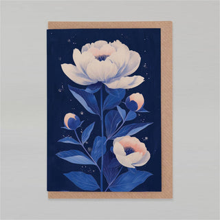 Peony Greeting Card