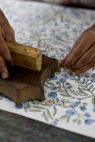 Large Block Printed Gift Bags - Blue Stone Refresh