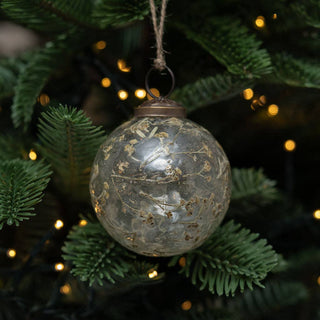 Medium Spray Botanical Glass Bauble