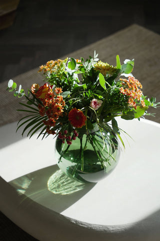 Green Bubble Vase