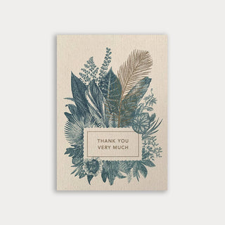 Postcard/Grasses/Thank you very much/Eco paper