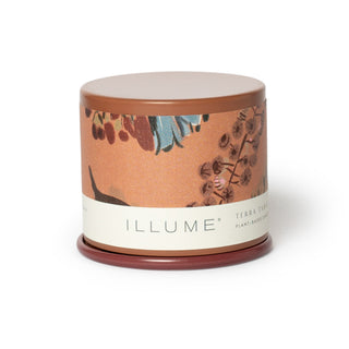 Terra Tabac demi vanity tin candle, brown