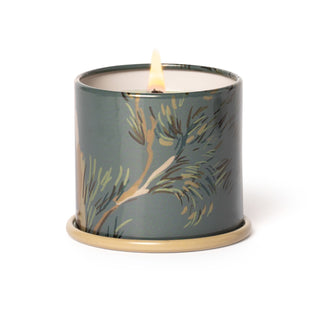 Hinoki Sage demi vanity tin candle, Green