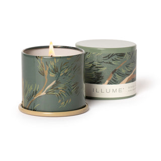 Hinoki Sage demi vanity tin candle, Green