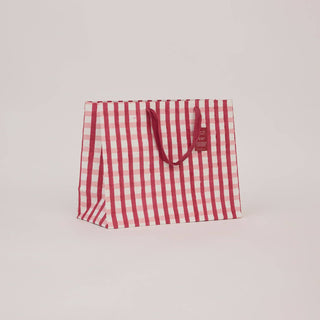 Large Block Printed Gift Bags - Christmas Pudding
