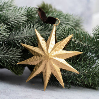 Golden 10-points Star Hanging Decoration
