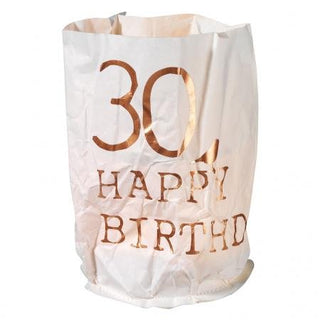 Paperlight card. 30 – Happy Birthday