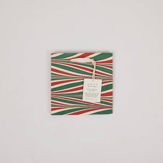 Small Christmas Festive Medley - Hand Marbled Gift Bags - Set of 3