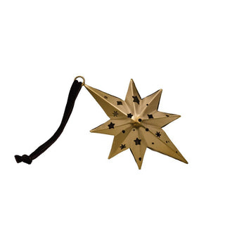 Golden 8-points Star Hanging Decoration