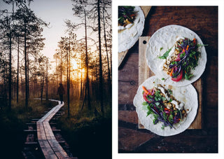 Food In The Woods, Vegetarian recipes, snacks & hiking meals