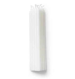 Sweet Stories White Candles Ø 13 mm - Set of 10 pcs.
