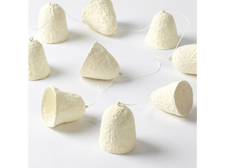 White pulp bell garland