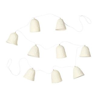 White pulp bell garland