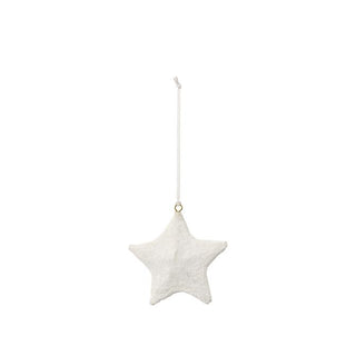 Cotton pulp star ornament