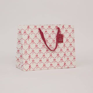 Large Block Printed Gift Bags - Christmas Pudding
