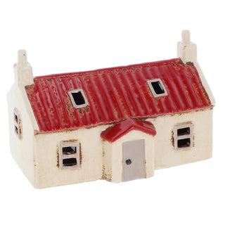 Christmas Village Croft House Red Tin Roof