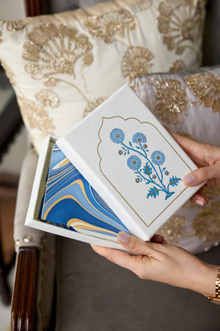 Sandook Sapphire - Boxed Artisan Notecard Set of 6