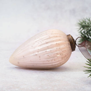 NORDIC.CHRISTMAS - Alba glass pinecone Christmas Ornament