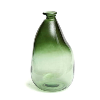 Green Recycled Glass Vase