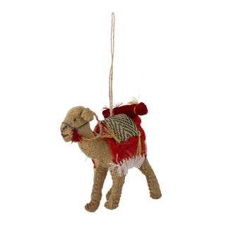 Cassis Camel Ornament, Brown, Wool