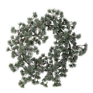 Frosted cedar wreath