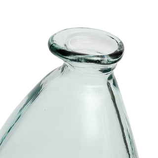 Blue Recycled Glass Vase