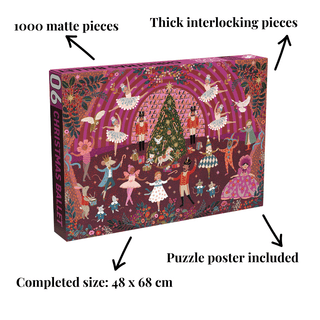 Christmas Ballet 1000 piece jigsaw puzzle