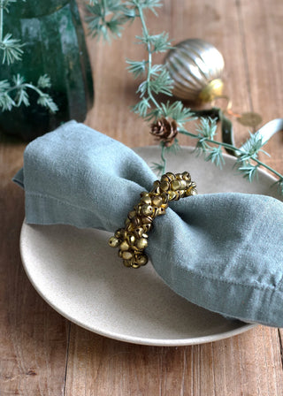 Golden Bells Wreath Ornament