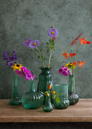 Small Green Glass Vase