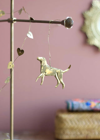 Brass Dog Ornament