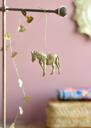 Brass Horse Ornament