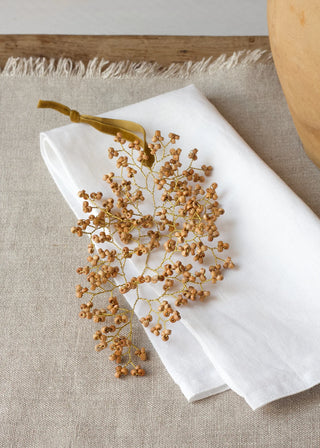 Wooden Beads Leaf Ornament