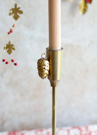 Brass Pinecone Ornament