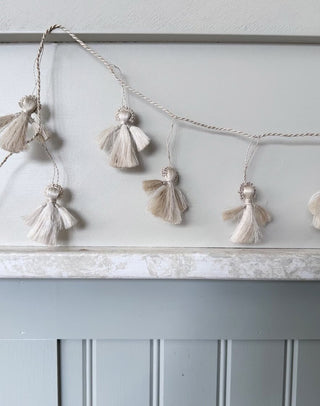 Jute Angel Garland - off-white