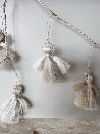 Jute Angel Garland - off-white