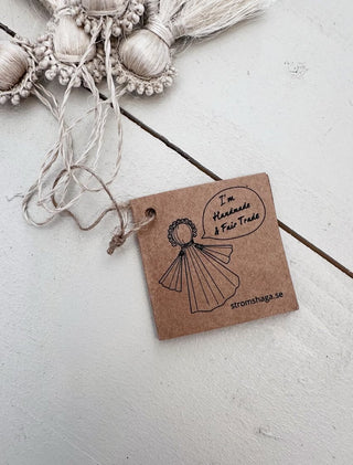 Jute Angel Garland - off-white