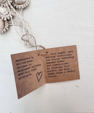 Jute Angel Garland - off-white