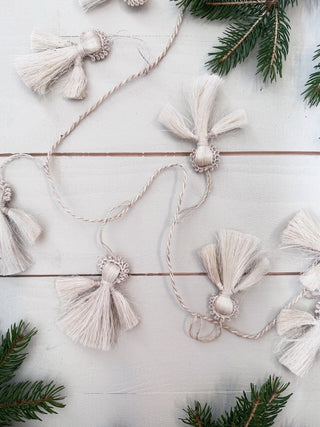 Jute Angel Garland - off-white
