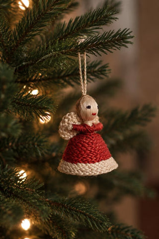 Jute Angel Ornament