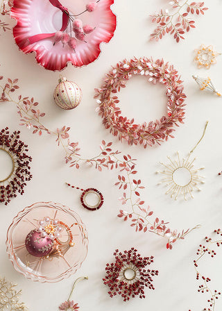 Cerise Beaded Garland